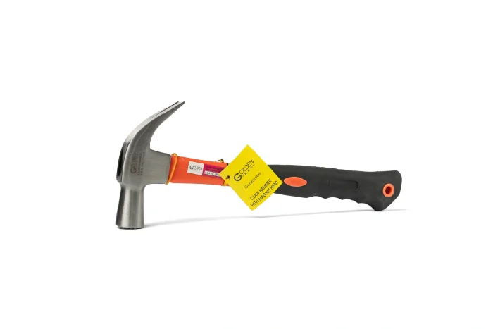 GoldenBee Plastic Fibreglass Hammer with Magnetic Holder - Image 1