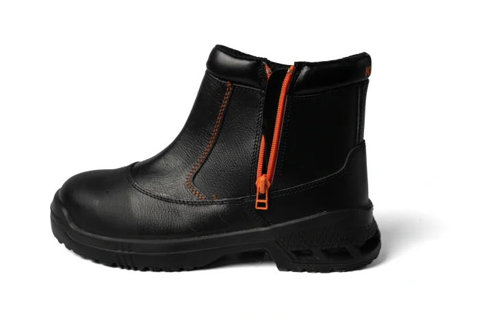 King's KWD 806 Half-Cut Safety Shoe - Side Zip Design with Dual Density PU Sole - Image 2