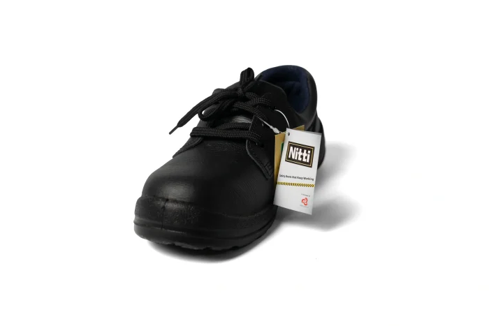 Nitti Low-Cut Safety Shoes - Genuine Leather with Steel Toe & Midsole - Image 1