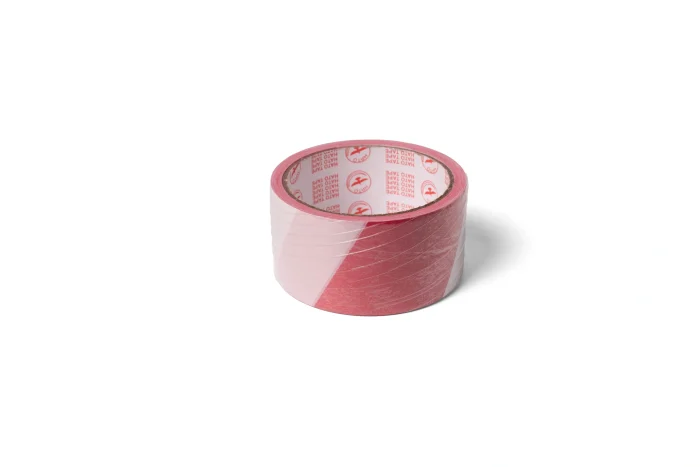 Red & White Safety Tape / 2″ - Image 1